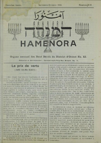 Hamenora. septembre - octobre 1924 Vol 02 N° 09-10
